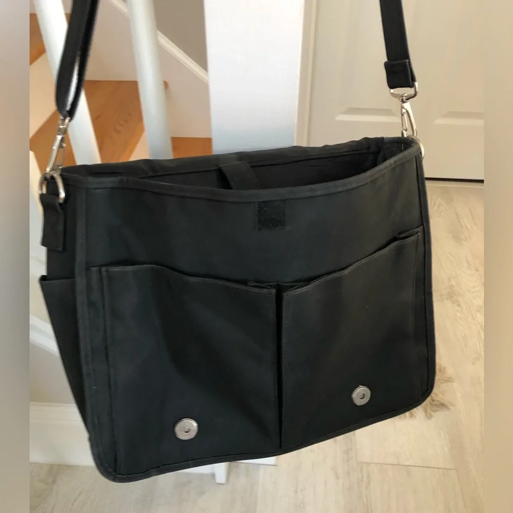Rosetti New York Black Business Laptop Briefcase Bag - Picture 4 of 16